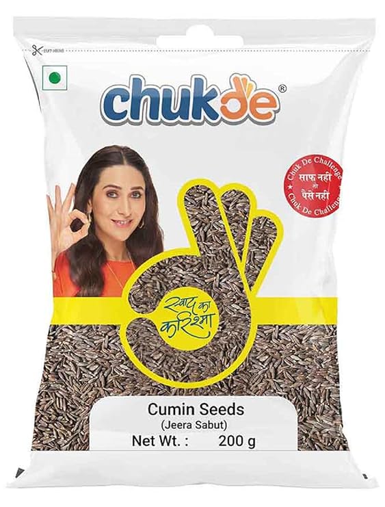 Chuk-De Whole Cumin (Jeera) Seeds 200g